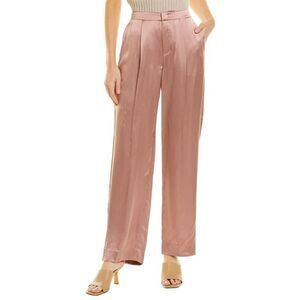 Vince Womens High-Waist Straight Leg Pant, Pink 10